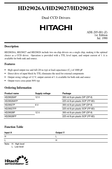 HD29027 Hitachi