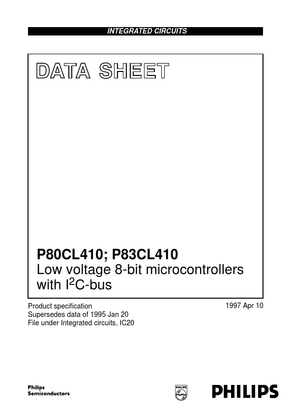 <?=P83CL410?> डेटा पत्रक पीडीएफ