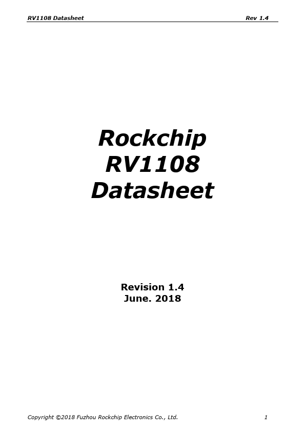 RV1108 Rockchip