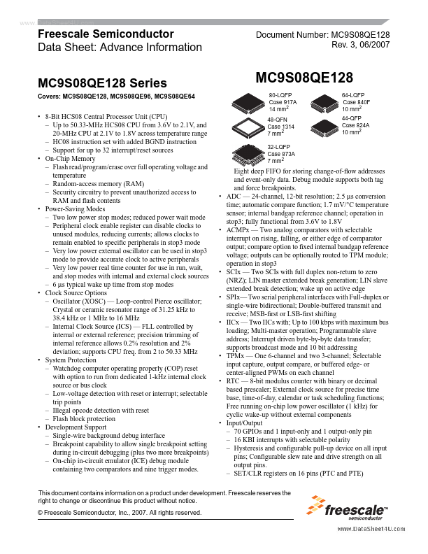 MC9S08QE128