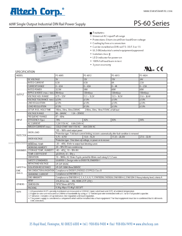 PS-60 Altech corporation