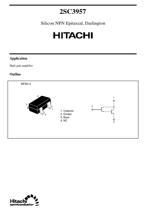 2SC3957 Hitachi Semiconductor