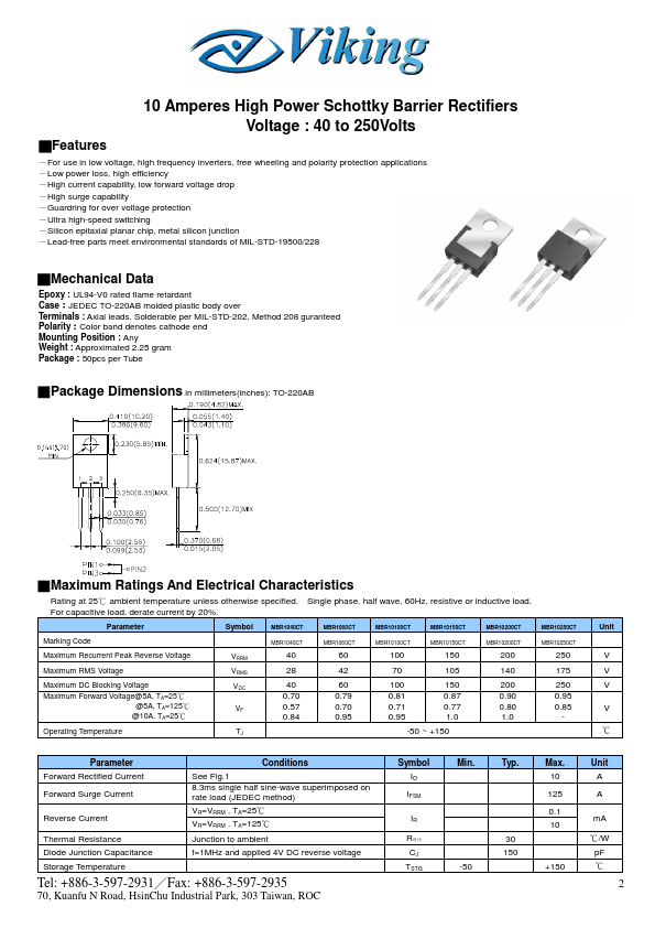 MBR10250CT