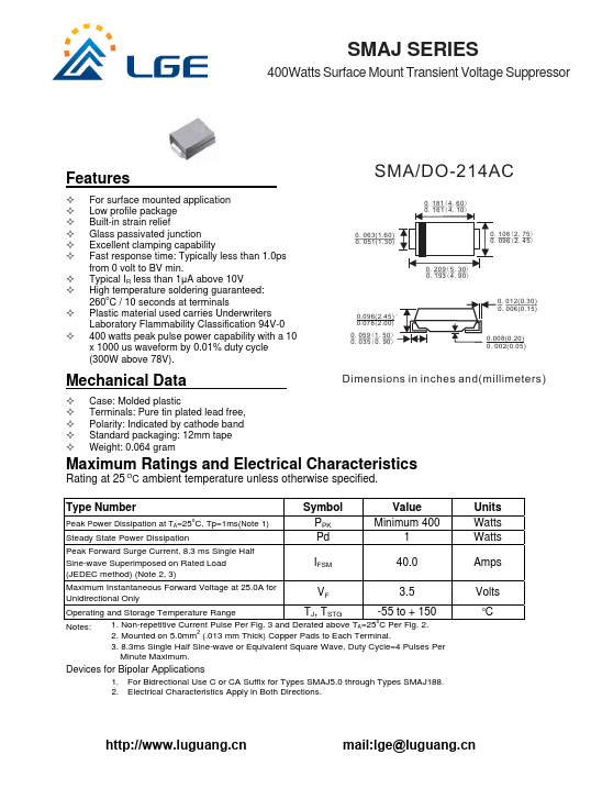 SMAJ180 LGE