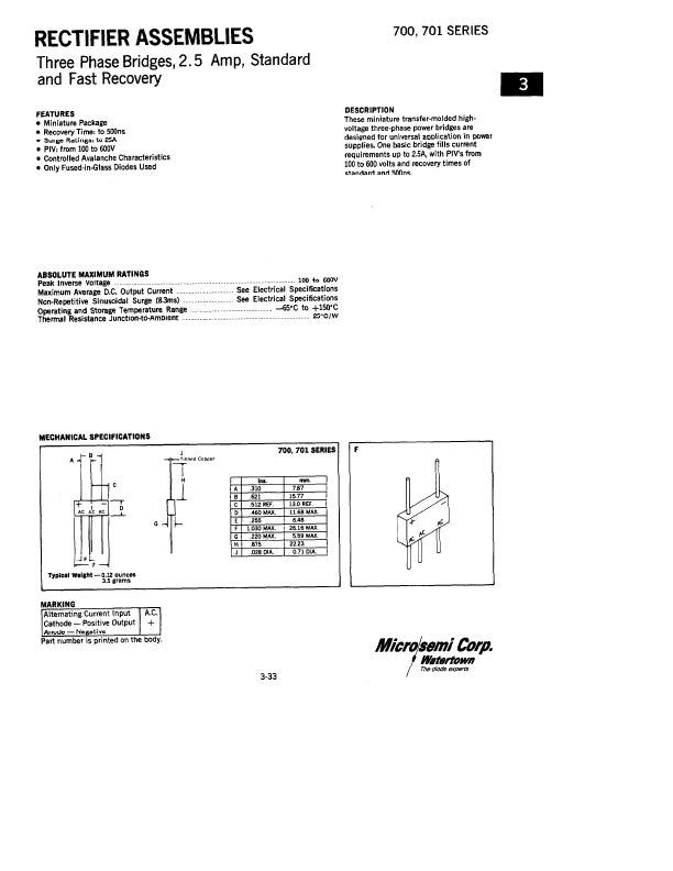 700 Microsemi Corporation