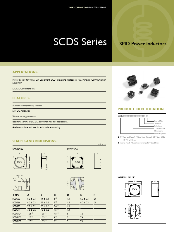 <?=SCDS62?> डेटा पत्रक पीडीएफ