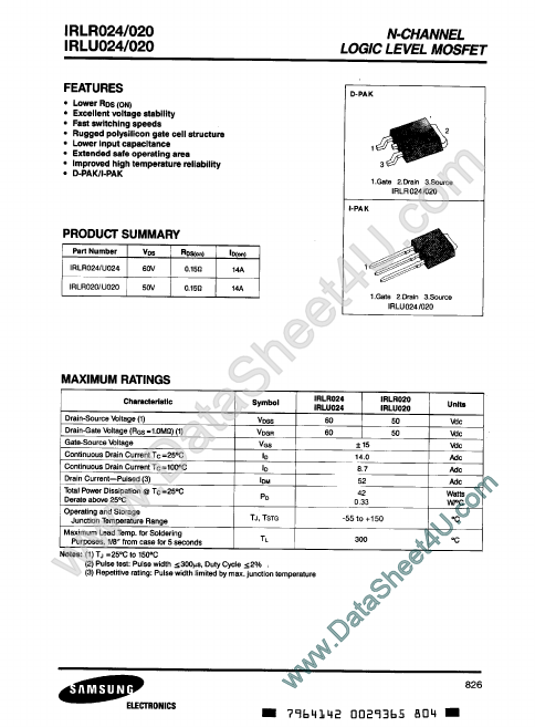 IRLU020 Samsung Electronics