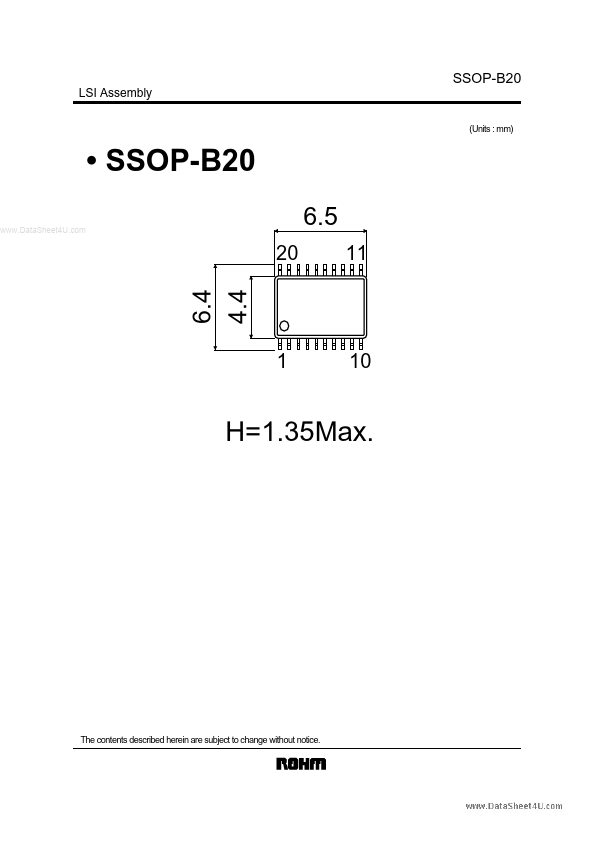 SSOP-B20 Rohm