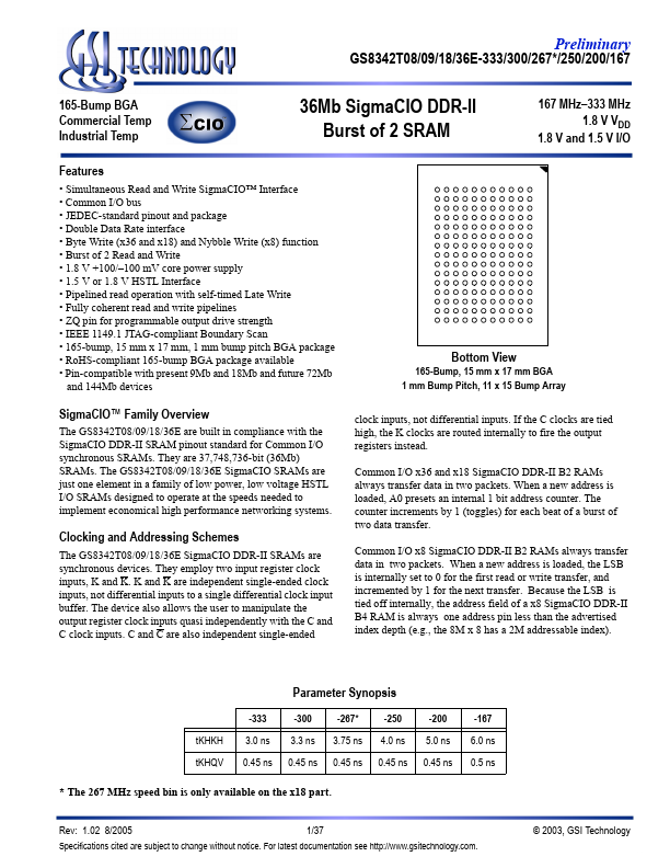 GS8342T18E-300