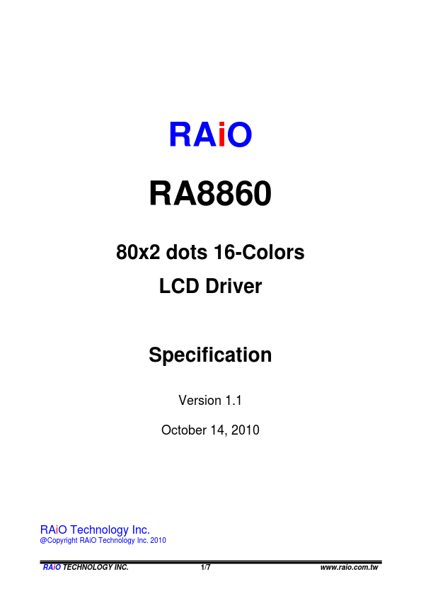 RA8860