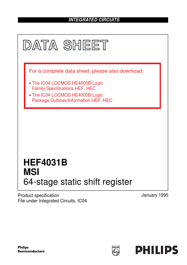 HEF4031B