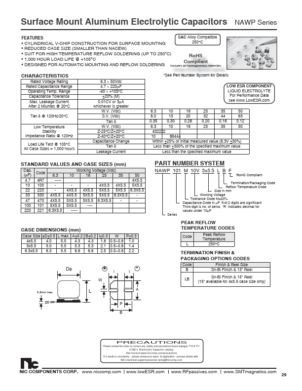 NAWP101M6.3V5X5.5LBF