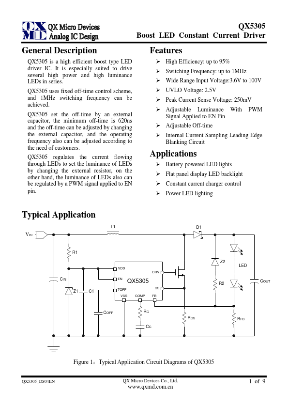 <?=QX5305?> डेटा पत्रक पीडीएफ