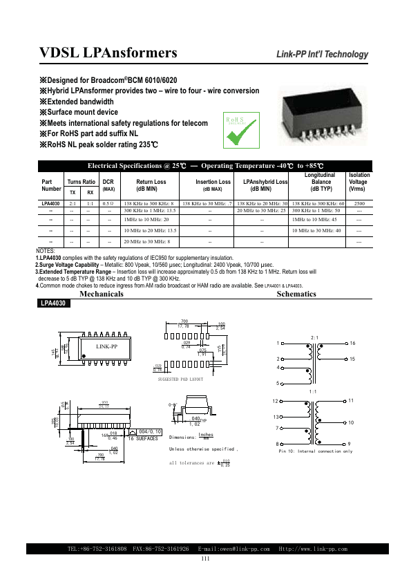 LPA4030