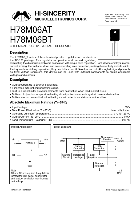 <?=H78M06BT?> डेटा पत्रक पीडीएफ