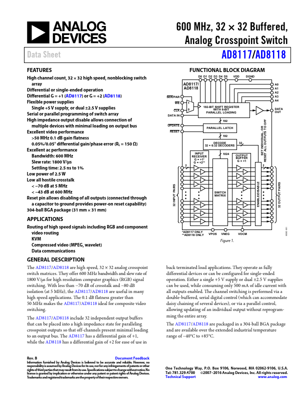 AD8118 Analog Devices