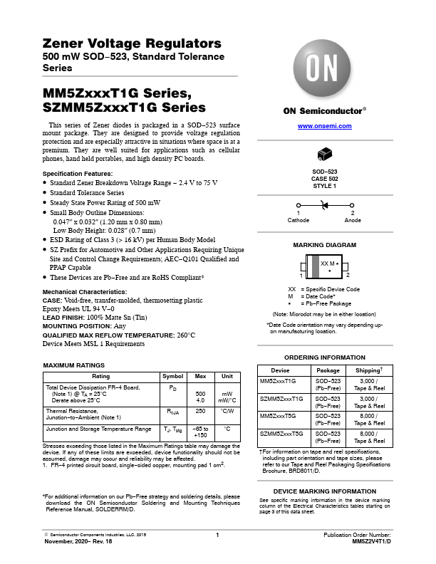 <?=MM5Z22VT1G?> डेटा पत्रक पीडीएफ