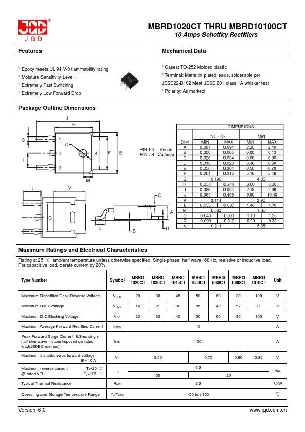 MBRD1030CT JGD