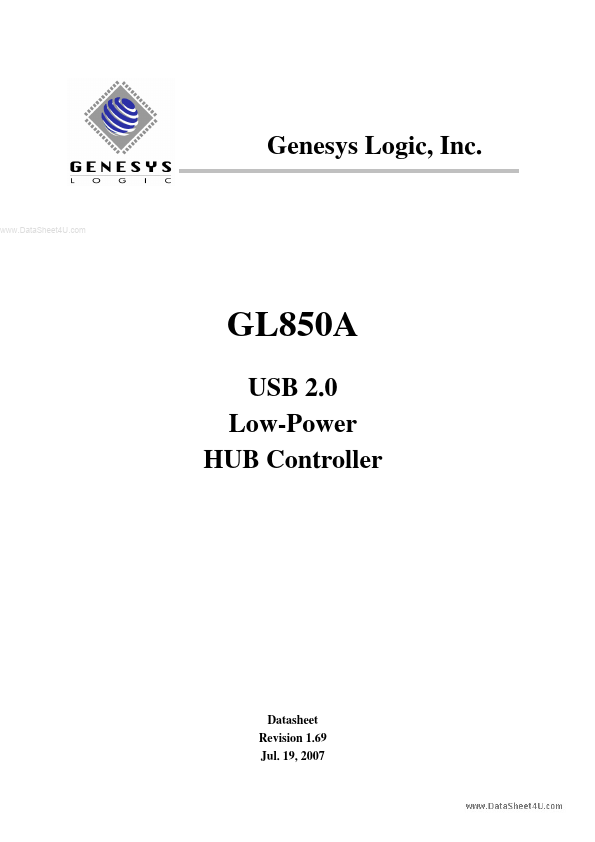 GL850A GENESYS LOGIC