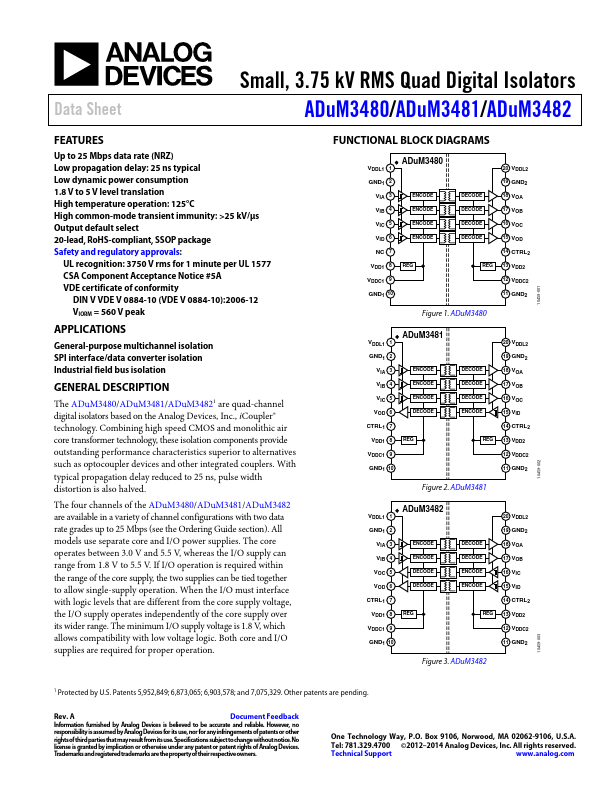 ADUM3480 Analog Devices