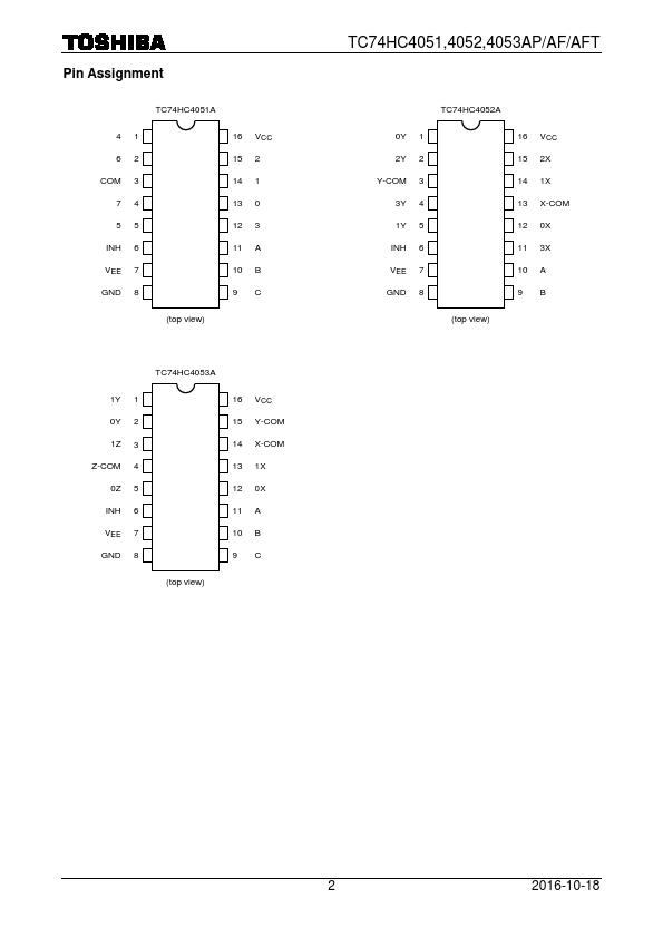 TC74HC4052AF