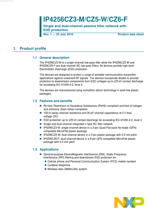 IP4256CZ6-M NXP Semiconductors