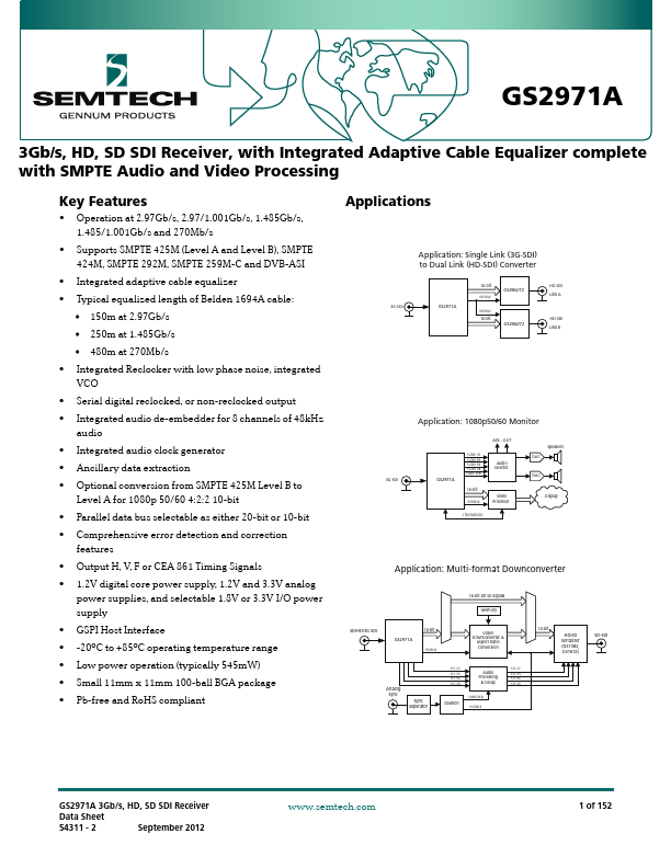 GS2971A Semtech