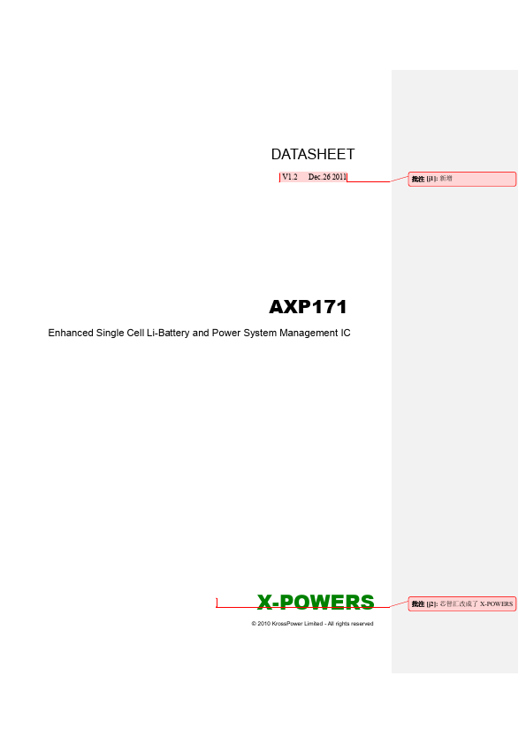 AXP171 X-Powers
