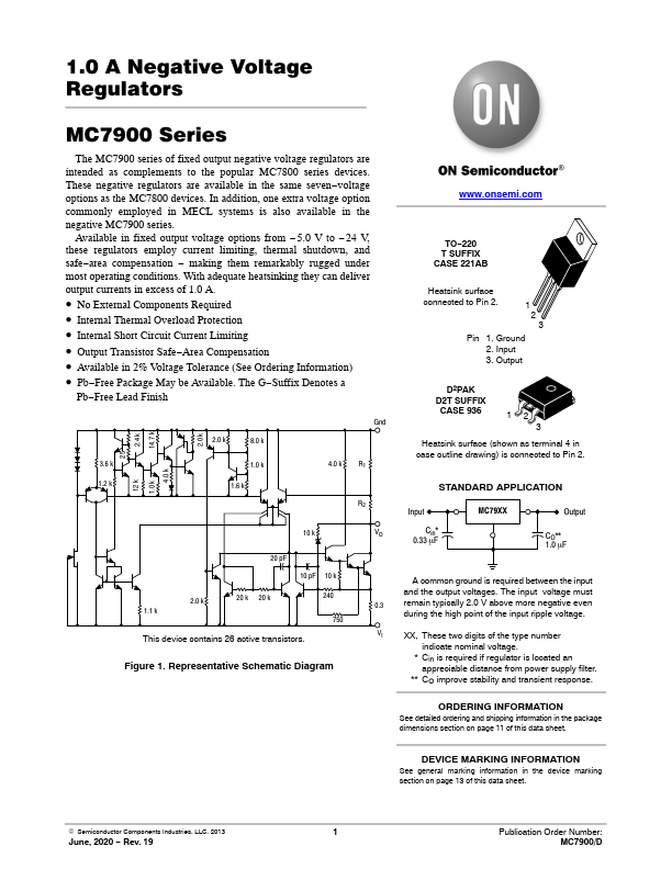 MC7924CTG ON Semiconductor