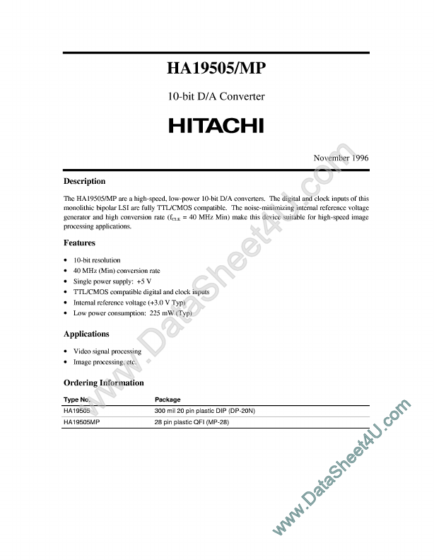 HA19505MP Hitachi