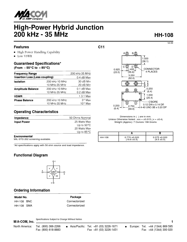 HH-108 Tyco Electronics