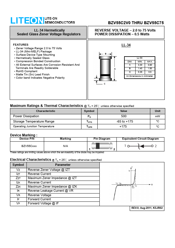 BZV55C8V2 LITE-ON