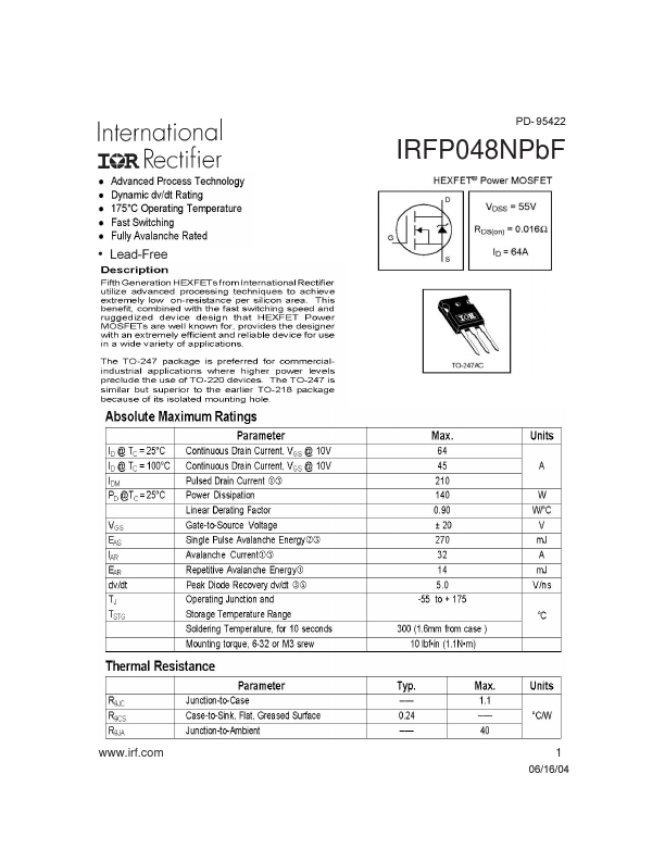 IRFP048NPbF