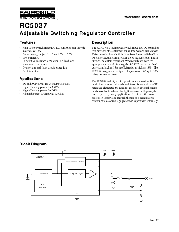 RC5037 Fairchild Semiconductor