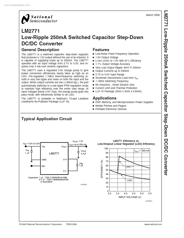 LM2771 National Semiconductor