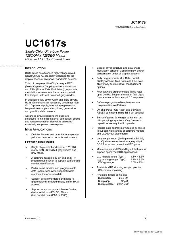 UC1617S Ultra Chip