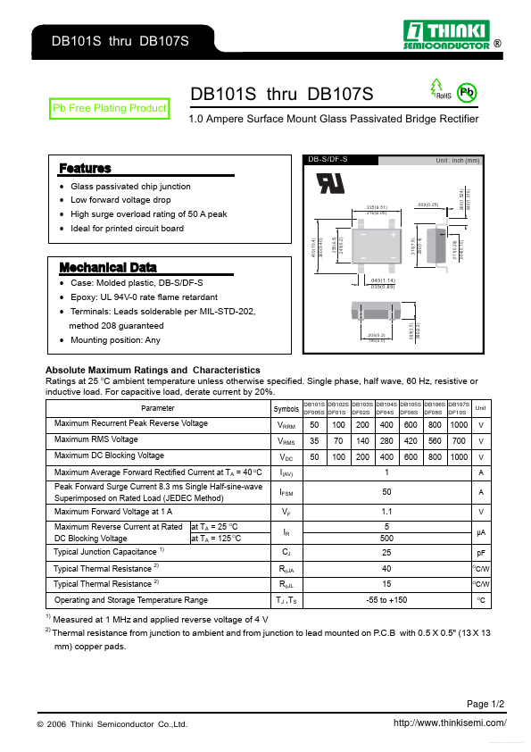 DB103S Thinki Semiconductor