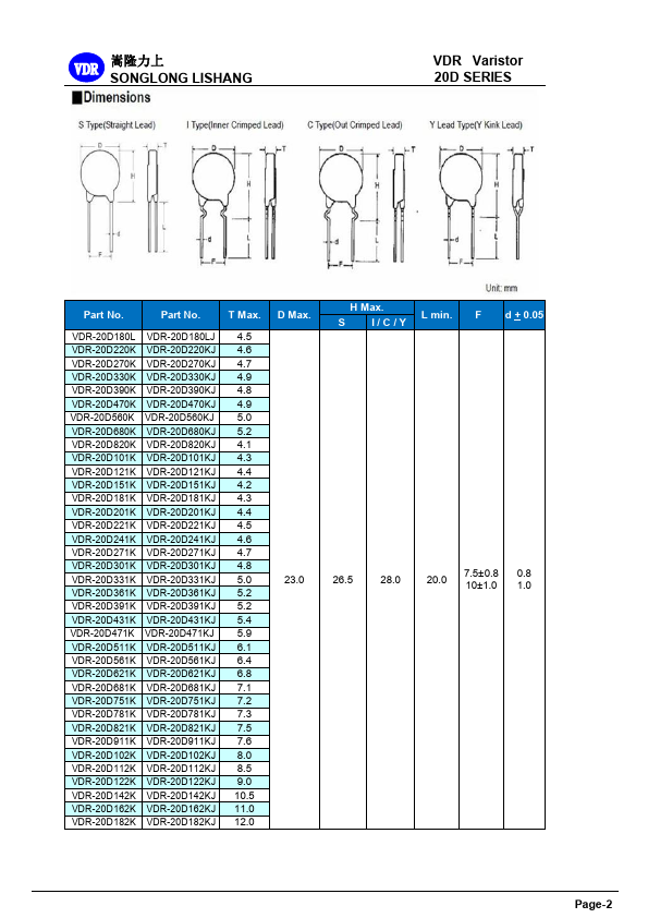 VDR-20D201K