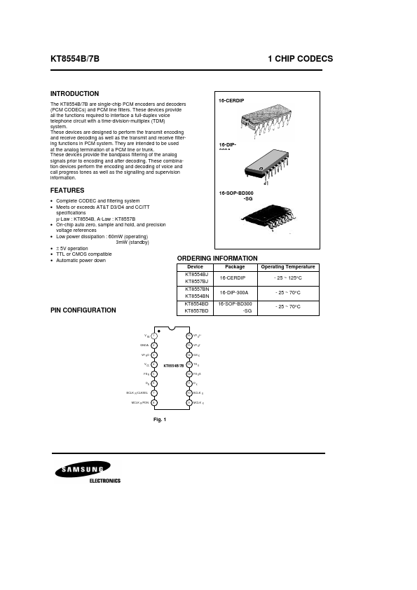 KT8554B Samsung semiconductor