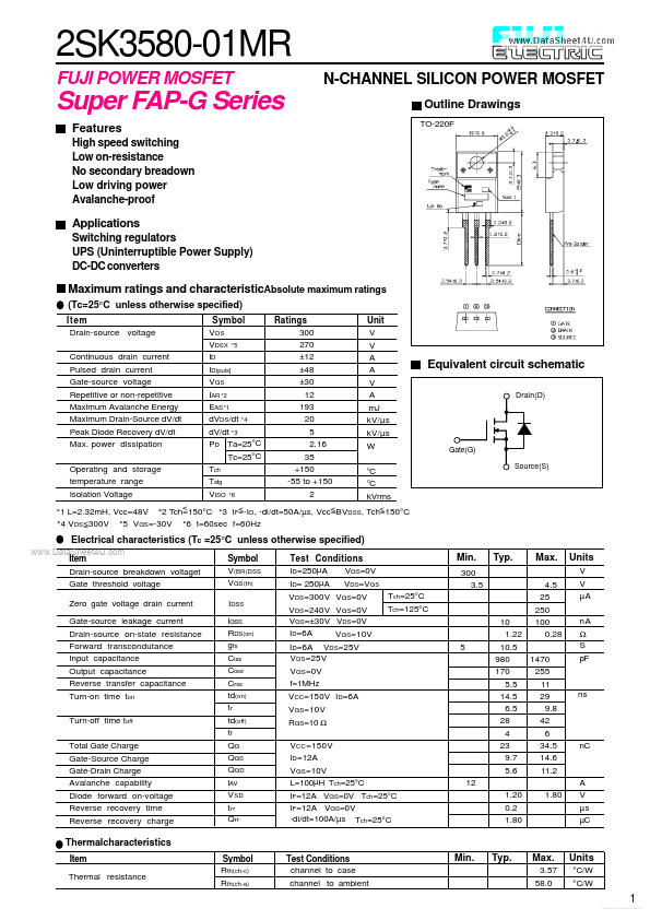 <?=K3580-01MR?> डेटा पत्रक पीडीएफ