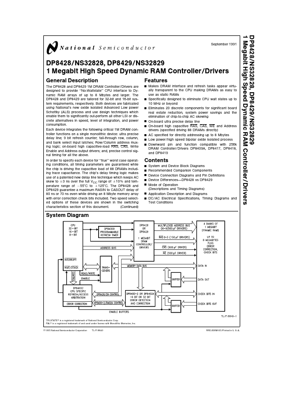 DP8428 National Semiconductor