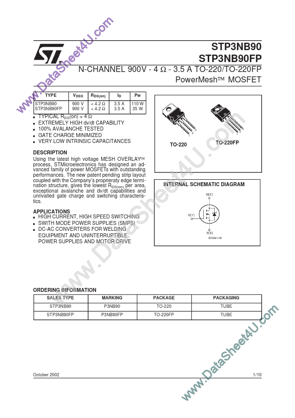 STP3NB90FP