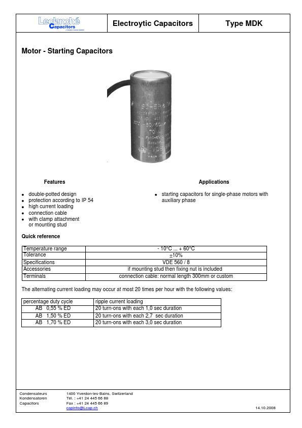 MDK405 Leclanche