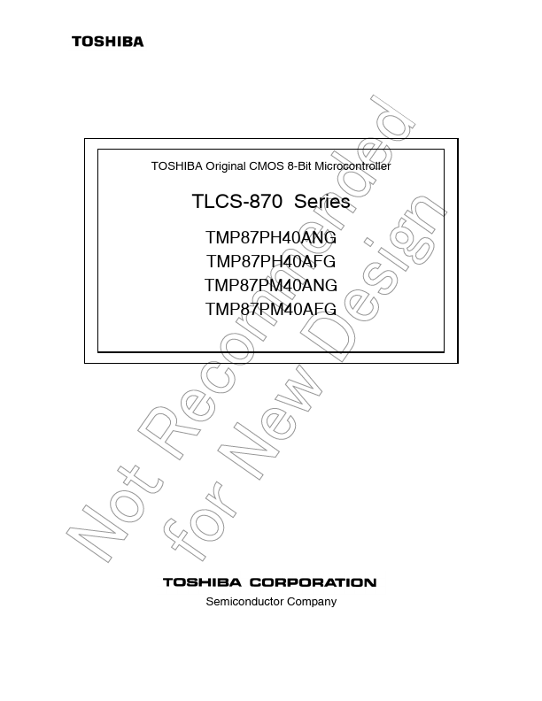 TMP87PM40ANG Toshiba