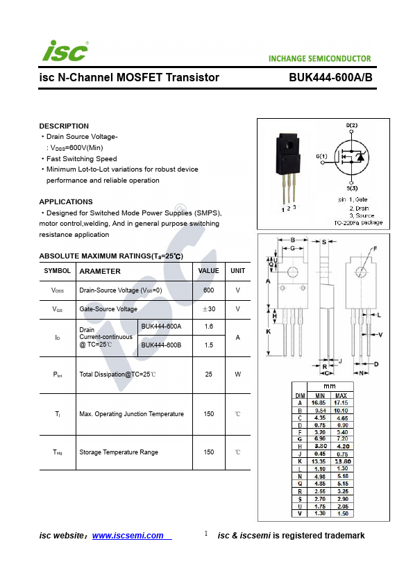 BUK444-600A