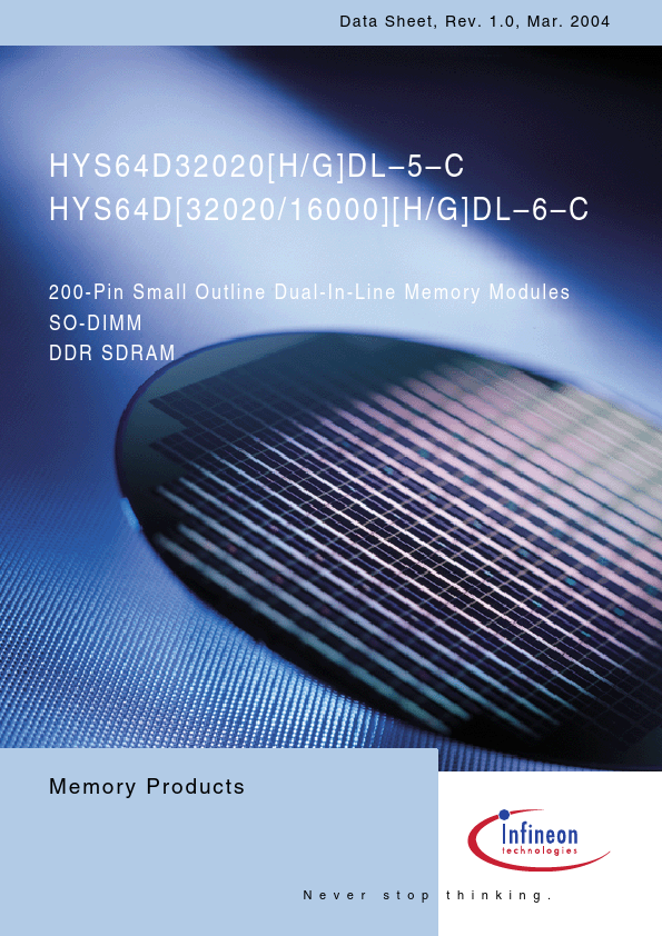 HYS64D16000GDL-6-C Infineon