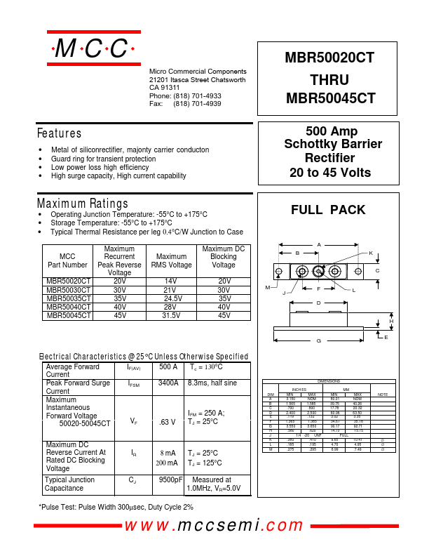 MBR50040CT