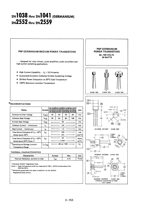 2N2555 Motorola