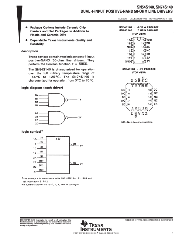 SN54S140