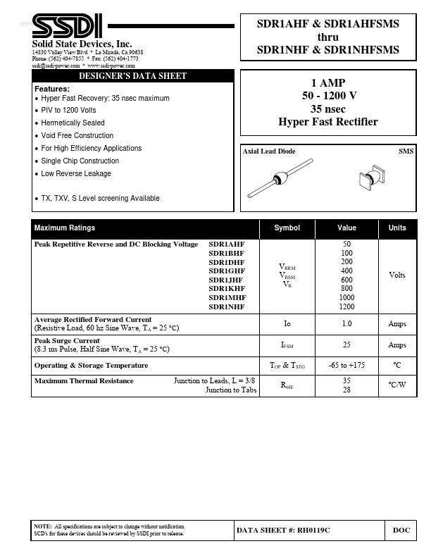 SDR1BHF